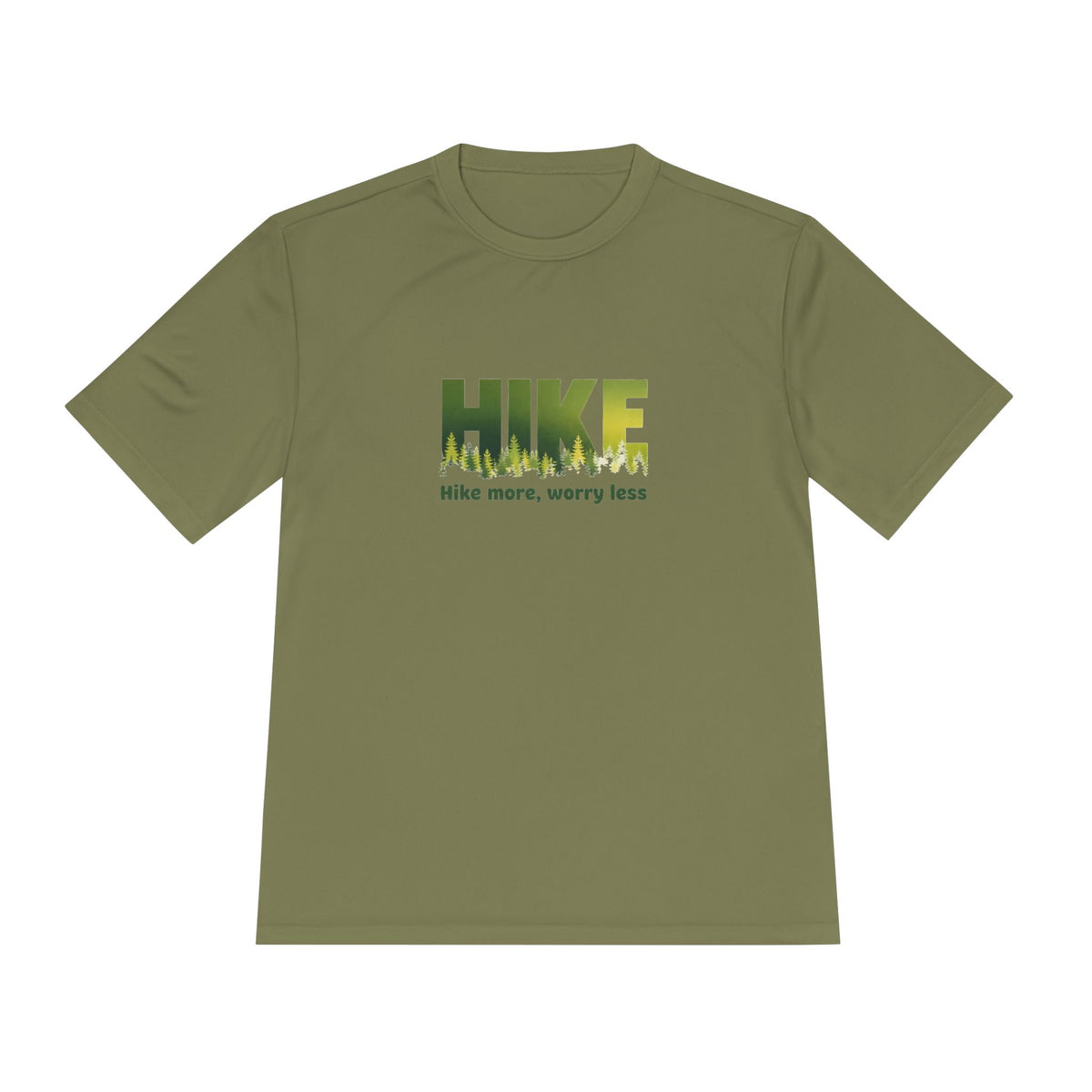 Hike More Worry Less Moisture-Wicking Tee